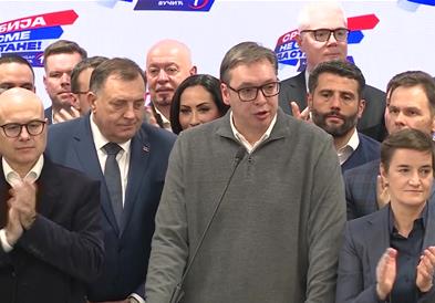 Партијата на Вучиќ убедливо победи на парламентарните избори, опозицијата  најавува протести  
