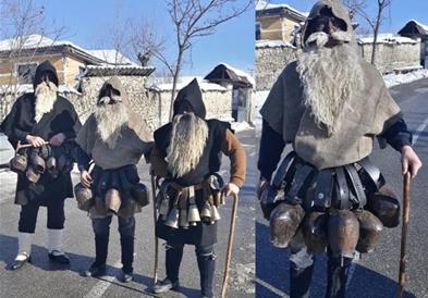 Џоломари од неколку тиквешки села бркаа лоши духови, традиција за Василица