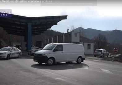 Од Косово е вратено комбето со динари, кое носело плати, пензии и социјална помош за Србите