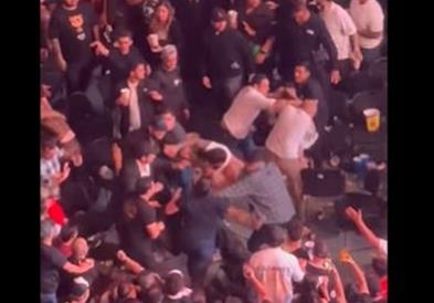 Видео: Општа тепачка на трибини-нокаут пожесток отколку во рингот 