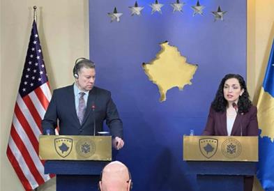 Средба Вјоса Османи – Ескобар: САД се покрај Косово во секој предизвик