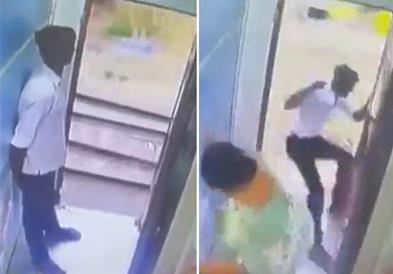 Се обидел да украде ѓердан од жена во воз- не поминал добро (ВИДЕО)