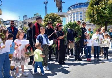 Лазаровите каланди одекнаа во Скопје