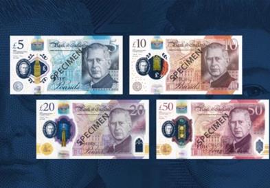Во Велика Британија од денеска во оптек банкноти со ликот на кралот Чарлс Трети
