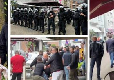 Хаос меѓу навивачите на Англија и Србија во Гелзенкирхен