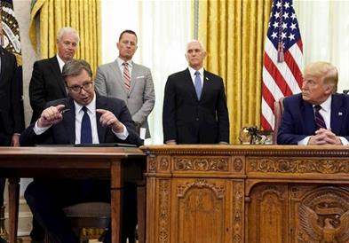 Германски медиуми: Трамп назад во Белата куќа - крилја на „реваншистичката“ политика на Србија