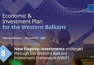 Нов инвестициски пакет на ЕУ за поддршка на осум проекти на Западниот Балкан
