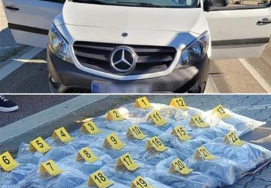 Српската полиција открила 12 килограми марихуана во возило кое влегло од Македонија