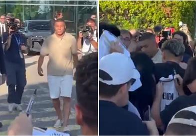 Видео: Килијан Мбапе пристигна во Мадрид 