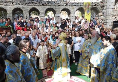 По осум децении света литургија во долнодримколскиот манастир „Свети Архангел Гавриил“