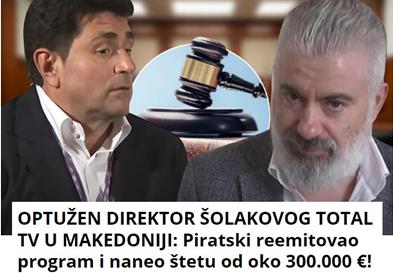 Судскиот процес против ТОТАЛ ТВ во Македонија интересен и за српските медиуми 