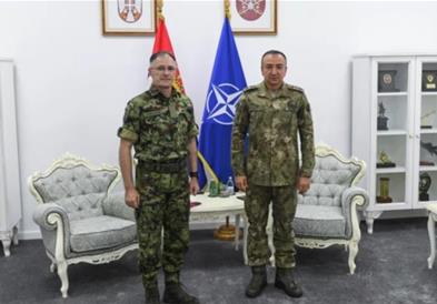 Средба на Началникот на Генералштабот на Србија и командант на КФОР