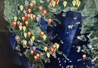 Во текот на вчерашниот ден најмалку десет пожари во Грција биле предизвикани од громови