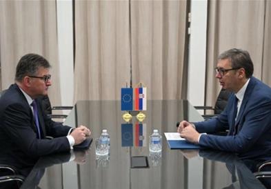 Лајчак и Вучиќ детално разговарале за дијалогот и спроведувањето на Охридскиот договор