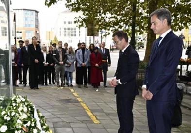 Одбележана годишнината од убиството на шведските фудбалски навивачи во Брисел