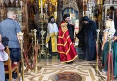 Епископ Липљански г. Доситеј во посета на Бигорски манастир