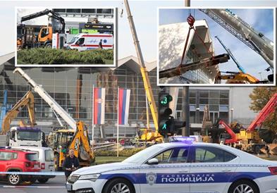 Единаесет загинати во уривањето на Железничката станица во Нови Сад 