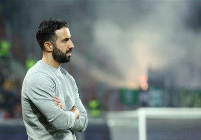 Аморим пристигнува на „Олд Трафорд“