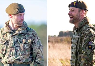 Фотографии од принцот Вилијам во воена униформа се проширија на Интернет, фановите воодушевени