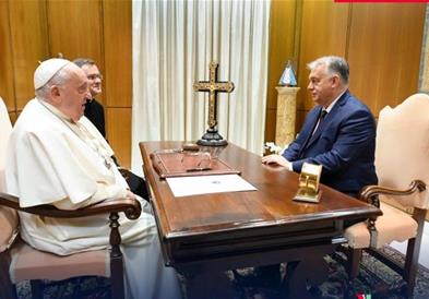 Папата и Орбан во Ватикан разговараа за перспективите за мир во Украина