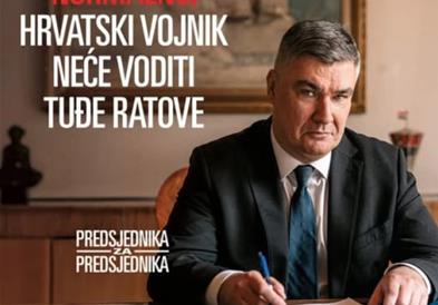 Милановиќ на Фејсбук: Се додека сум претседател хрватски војник нема да води туѓи војни