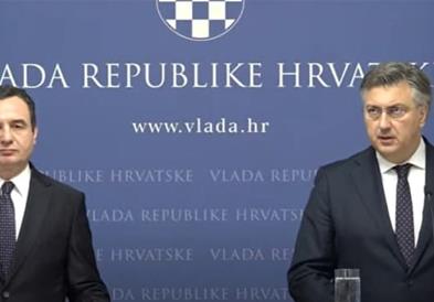 Курти од Загреб ги поддржа протестите на српските студенти