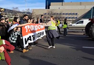 Продолжуваат протестите на студентите во Белград, денеска 24 часовна блокада