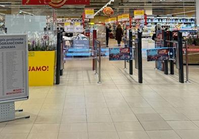 Хрватските власти ги објавија податоците за денешниот бојкот на маркетите 