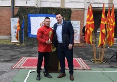 Велешкиот кајакар и македонски репрезентативец Љубомир Спасиќ спортист на Армијата за 2024 год.