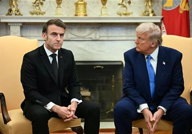 Макрон гледа „значителен напредок“ за Украина по средбата со Трамп