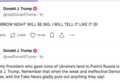Трамп: Јас сум единствениот што не му предадов ни дел украинска земја на Путин