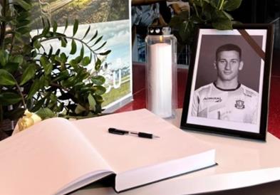 Горица отвори книга на жалост за починатиот Андреј Лазаров