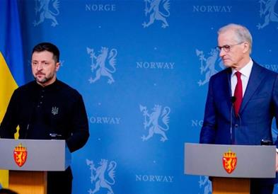Зеленски во Осло: Првиот чекор мора да биде тишина на небото