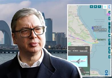 Авионот на Вучиќ полета од Баку, попладнево конечно ќе пристигне во Москва 