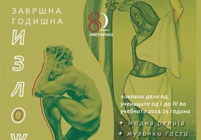 Завршна годишна изложба во ДСУЛУД „Лазар Личеноски“