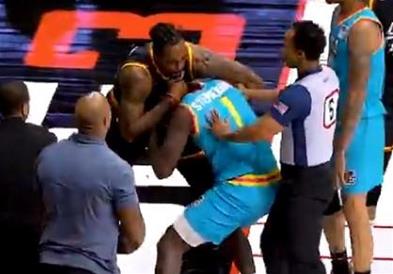 Видео: Тепачка меѓу екс НБА играчи на баскет 3x3