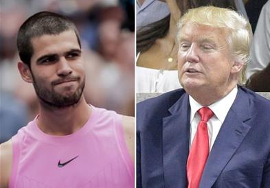 Алкараз пред финалето на УС Опен: не сакам да размислувам дека Трамп е на трибините