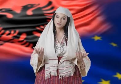 Албанската бот министерка дебитираше во парламентот (ВИДЕО)