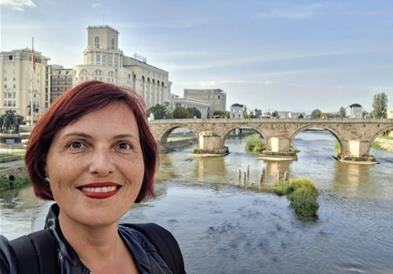 Словенечката писателка Симона Хамер на книжевна резиденција во Скопје