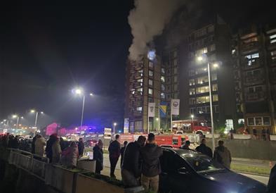 Ден на жалост во Федерацијата БиХ и Црна Гора по пожарот во Домот за стари лица во Тузла