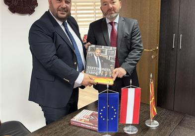 Зајакнување на меѓународната соработка на Уставниот суд – средби со амбасадорите на Австрија и Италија