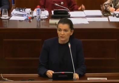 Костадинова Стојчевска: Македонскиот јазик не се чува со кратење на буџетот за инспекторатот за македонски јазик