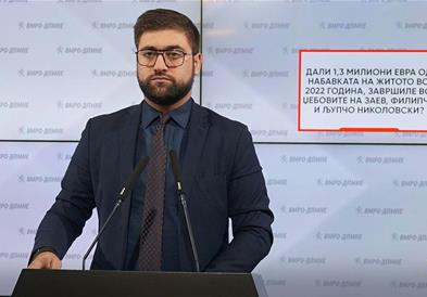 Манасиевски: Дали 1,3 милиони евра од набавката на житото во 2022 година, завршиле во џебовите на Заев, Филипче и Љупчо Николовски?