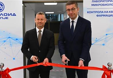 Пуштена во употреба новата микробиолошка лабораторија за квалитет на „Алкалоид“ 