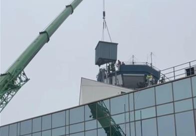 М-НАВ: Целозно завршен процесот на демонтажа на стариот и неупотреблив радар на Меѓународниот Аеродром Скопје