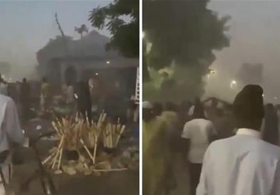 Видео: Најмалку петмина загинати при експлозијата на бомба во џамија во нигерискиот град Маидугури