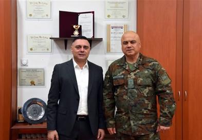 Градоначалникот Митко Јанчев е награден со Голема плакета на Армијата на Македонија