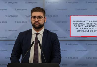 Манасиевски: Лицемерието на Филипче е огромно, по летувањето со Заев на милионската јахта во Грција, сега на зимување во Дубаи