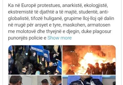 Премиерот Рама и порача на албанската опозиција: Државата не потклекнува пред насилството и вандализмот