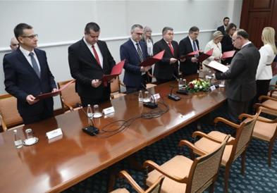 Новиот состав на ДИК даде свечена изјава пред претседателот на Собранието